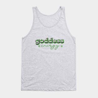 Goddess energy (green) Tank Top